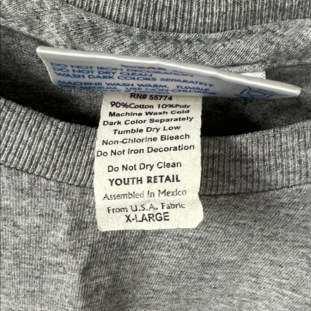Grey Logo Crewneck T-Shirt - Gray - Picture 5 of 7